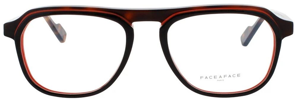 Face A Face Eyeglass Frames Cloud 1 Col. 1729 Mineral Gray Orange 53-19-150 New